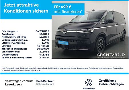 VW T7 Multivan Volkswagen Style lang 7-SITZER LEDER LED KAM