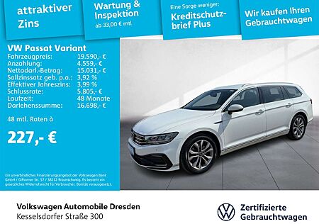 VW Passat Variant Volkswagen 1.4 GTE PDC GRA LED NAVI