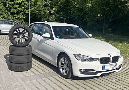 BMW 318d 318 Touring Sport Line mit 2 Sätzen Alufelgen