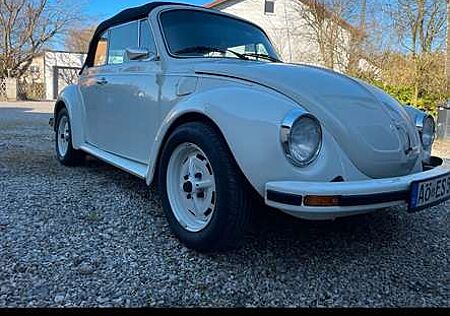 VW Käfer Volkswagen 1303 LS Cabrio Alpinweiss TÜV neu
