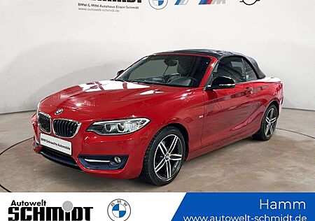 BMW 220 i Cabrio Sport Line + 1.Jahr. GARANTIE