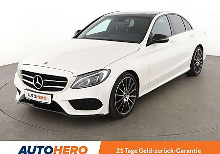 Mercedes-Benz C 180 AMG Line Aut.*NAVI*AHK*LED*PDC*SHZ*TEMPO*PANO*