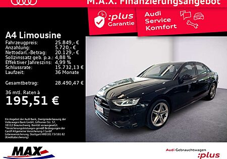 Audi A4 LIMOUSINE 40 TDI ADVANCED LED+NAVI+KAMERA+