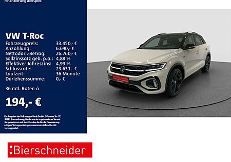 VW T-Roc Volkswagen 1.5 TSI DSG R-Line Black 19 AHK BEATS PANO