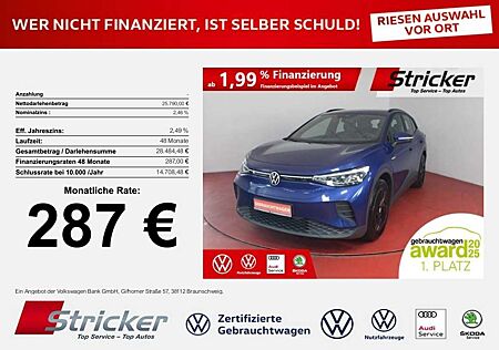 VW ID.4 Volkswagen Pro Performance 150/77 287,-ohne Anzahlung ACC Na
