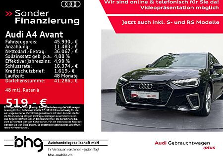 Audi A4 40 TDI quattro S-line LED/AHK/Kamera/Na