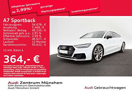 Audi A7 50 TFSI e qu. S tronic S line Pano/