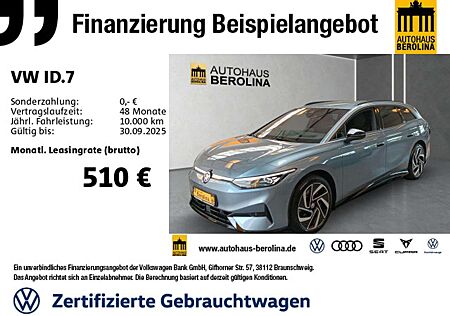 VW ID.7 Volkswagen Tourer Pro *IQ-MATRIX*AHK*360°*NAV*WärmeP*