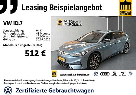 VW ID.7 Volkswagen Tourer Pro *IQ-MATRIX*AHK*360°*NAV*WärmeP*