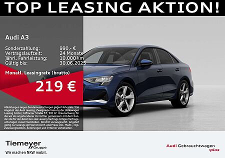 Audi A3 Limo 30 TFSI ADVANCED LM18 KAMERA SPORTSITZE