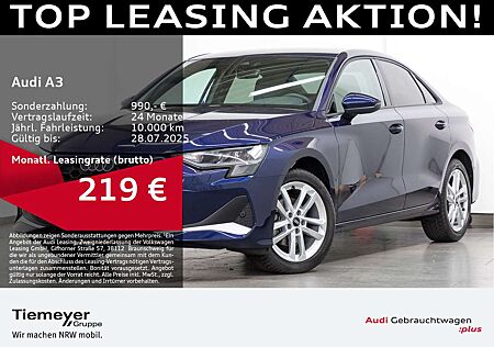 Audi A3 Limo 30 TFSI ADVANCED LM18 KAMERA SPORTSITZE