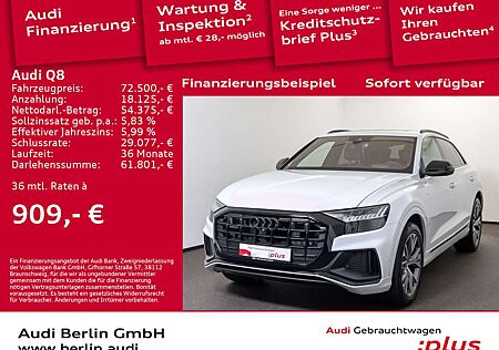 Audi Q8 50 TDI qu.tiptr. AHK STDHZG 360°K NACHTS HUD