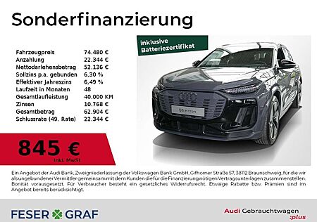Audi Q6 e-tron 285kw S Line edi one Pano,tech+,Leder,A