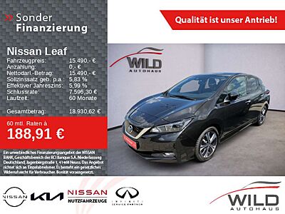 Nissan Leaf N-Connecta 40kWh, 360°CAM, SHZ, Navi SOH94%
