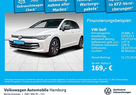 VW Golf Volkswagen VIII 1.5 eTSI Goal DSG Panoramadach Rückf.k