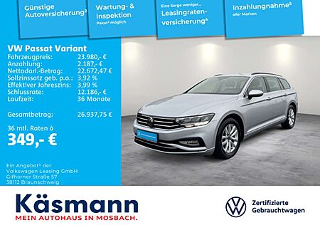 VW Passat Variant Volkswagen Business 2.0TDI AHK NAVI KAM LED