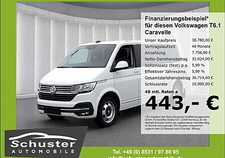 VW T6 Volkswagen .1 Caravelle LR 9-Sitze TDI*DSG AHK Navi Tempo