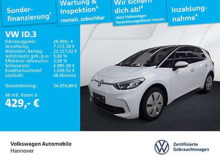 VW ID.3 Volkswagen Pro Navi LED Kamera PDC SHZ ACC DAB+
