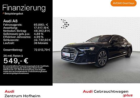 Audi A8 Lang 50 TDI*Laser*B&O Ad*Kühlbox*HUD*Pano*Vir