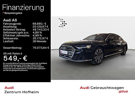 Audi A8 Lang 50 TDI*Laser*B&O Ad*Kühlbox*HUD*Pano*Vir