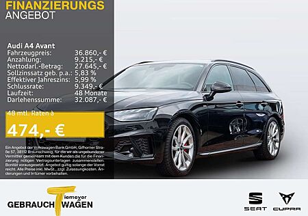 Audi A4 40 TFSI Q 2x S LINE AHK KAMERA MATRIX