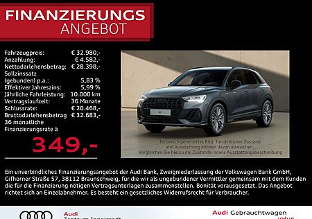 Audi Q3 35 TFSI 2x S line LED AHK ACC Optik-schwarz+