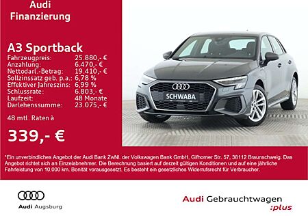 Audi A3 S line 40TFSI e LED*VIRTUAL*NAV*17"