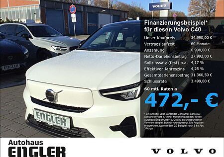 Volvo C40 Plus Recharge Pure Electric Stdhzg. Cam.