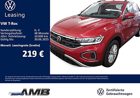 VW T-Roc Volkswagen Life 1.0 TSI AHK/LED/Nav/Standhzg/03.29Gar
