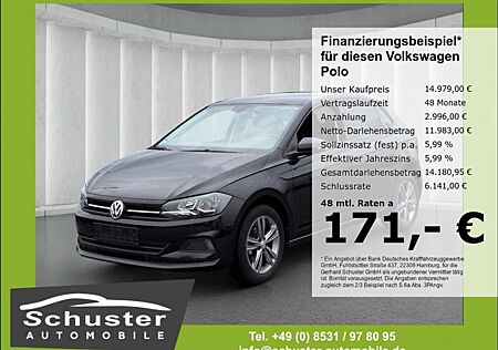 VW Polo Volkswagen VI IQ.DRIVE 1.0*Navi R-Kam Tempo SHZ 16*Alu