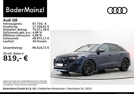 Audi Q8 55 TFSI quattro S line AHK Pano Stdhz HUD B&O