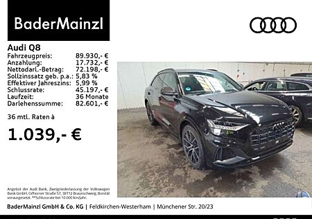 Audi Q8 60 TFSIe quattro Competition Plus S line B&O