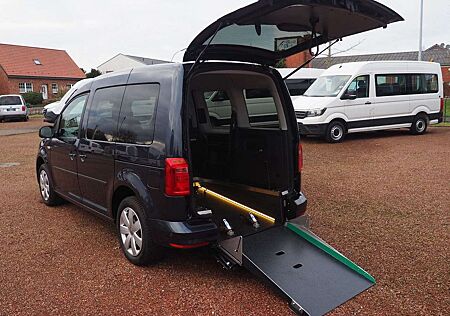 VW Caddy Volkswagen Navi Kamera Behindertengerecht Rampe