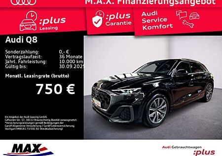 Audi Q8 50 TDI QUATT S-LINE MATRIX LED+360°+AHK+HUD+