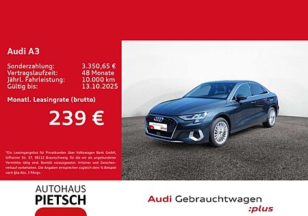 Audi A3 Limo 35 TFSI advanced SmartInter Sitzhzg