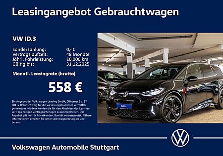 VW ID.3 Volkswagen GTX Navi AHK Standheizung Kamera