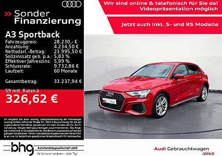 Audi A3 40 TFSIe S-line LED/AHK/Navi/Interf