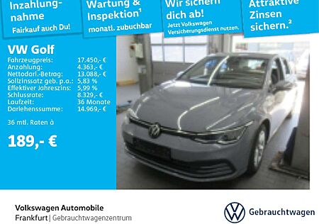 VW Golf Volkswagen VIII 1.0 TSI Lane Assist"Keyless Start"Digi