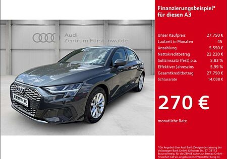 Audi A3 Sportback 35 TFSI S tronic AHK-abnehmbar Navi Digi