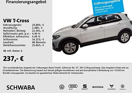 VW T-Cross Volkswagen Life 1.0 TSI DSG LED*VIRTUAL*AHK*ACC*16"