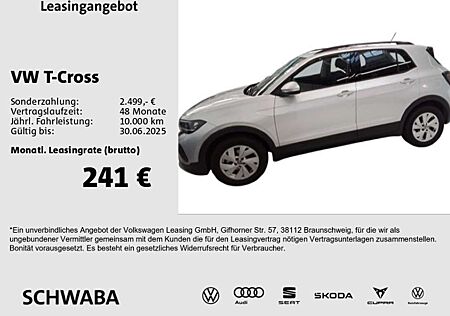 VW T-Cross Volkswagen Life 1.0 TSI DSG LED*VIRTUAL*AHK*ACC*16"
