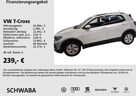 VW T-Cross Volkswagen Life 1.0 TSI DSG LED*VIRTUAL*AHK*ACC*16"