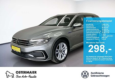 VW Passat Variant Volkswagen GTE 218PS DSG HYBRID NP.64T ACC.5J-G.AHK.STHZG.KAM