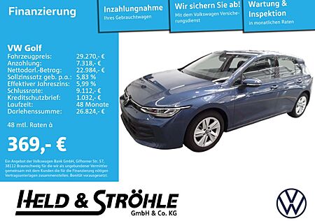 VW Golf Volkswagen 8 GOAL 1.5 eTSI DSG LED APP SFW TRAVEL DAB+