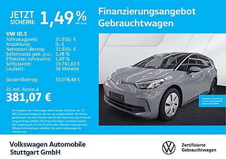VW ID.3 Volkswagen Pro Navi Kamera Stdhzg ACC LED SHZ
