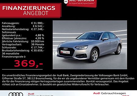 Audi A4 Limousine 35 TDI S tronic NAVI Kamera virtual