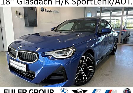 BMW 220 i M-Sport Sommer18'' Glasdach H/K SportLenk/AUT. P