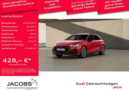 Audi A3 Sportback 35TDI S line Black+/Raute/Carbon/Matrix/
