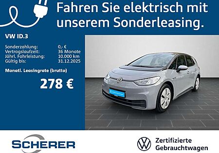 VW ID.3 Volkswagen Pro Perfomance 58 kWh, WÄRMEPUMPE, NAVI PRO