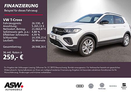 VW T-Cross Volkswagen Goal 1.0TSI DSG LED Navi ACC PDC SHZ AHK
